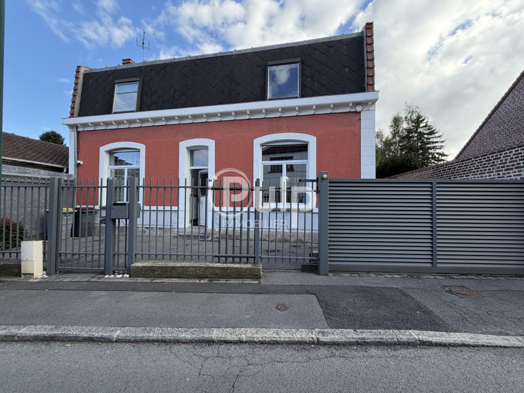 Maison semi-bourgeoise individuelle 170m² - 4 ch - jardin et garage - Noyelles-Godault