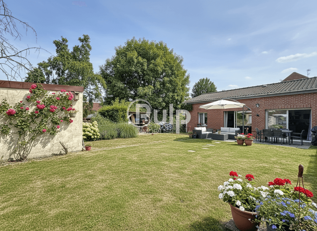 Pavillon individuel plain pied - 3 chambres - garage -jardin au calme et sans vis à vis