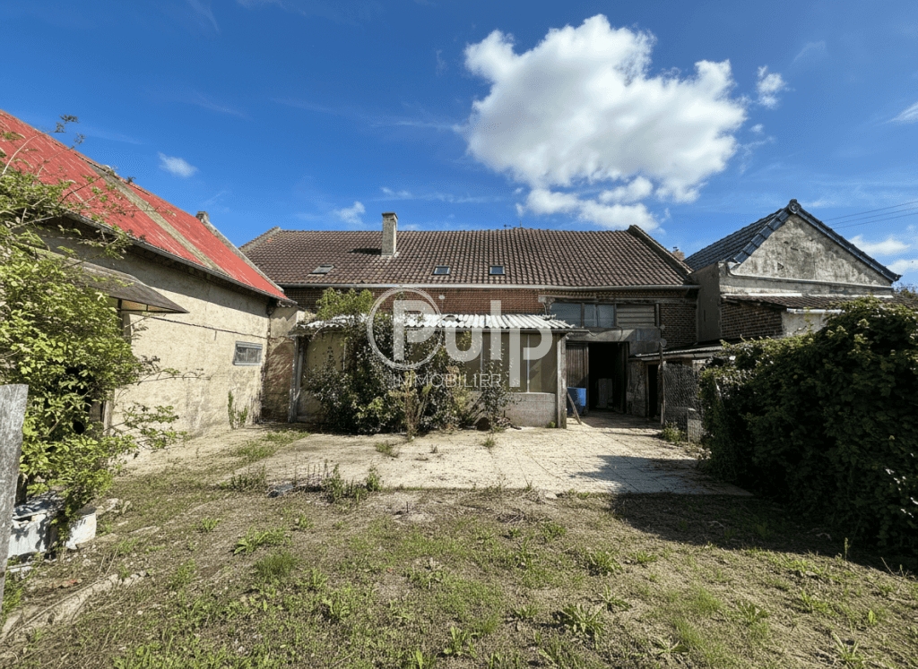 Hersin-Coupigny – Maison 173 m² – Terrain +2 000 m² – Garage & dépendances
