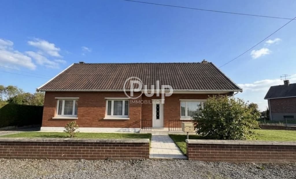 RARE SUR Raimbeaucourt — Plain-pied individuel aux volumes évolutifs