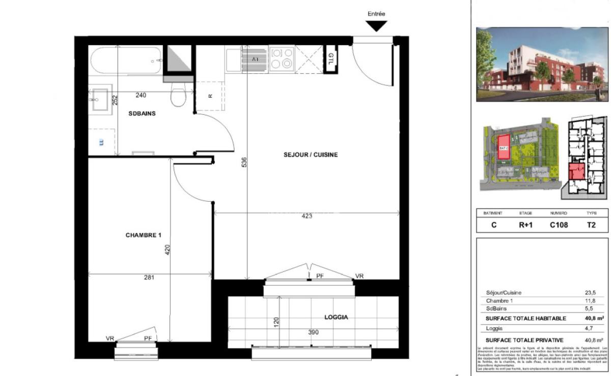 vente Appartement Lens (62300) réf:len15083 - Pulp Immobilier