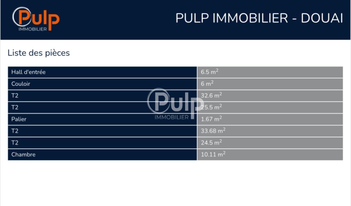 vente Immeuble Douai (59500) réf:dou17278 - Pulp Immobilier