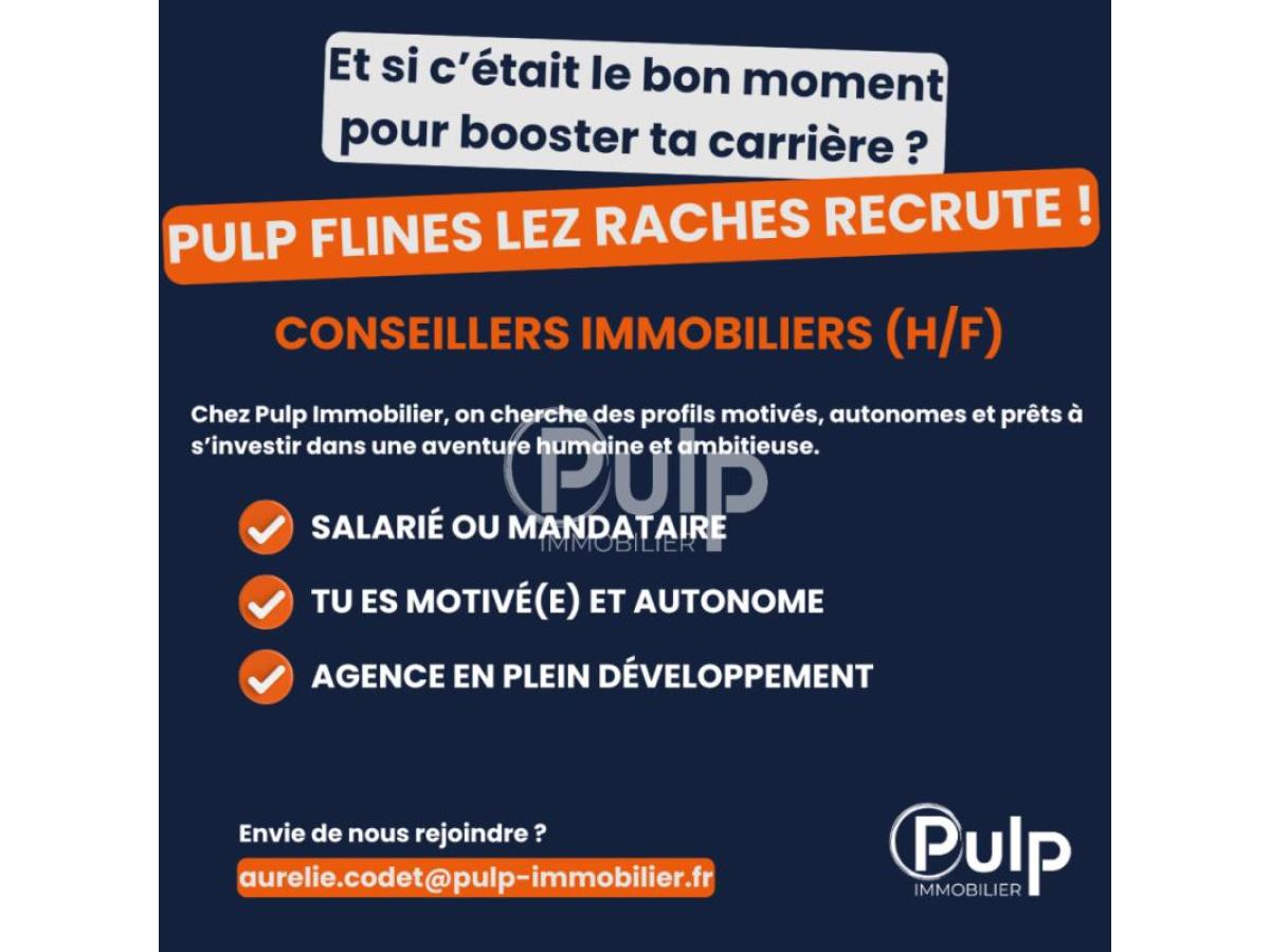 vente Maison Flines Lez Raches (59148) réf:siege18189 - Pulp Immobilier