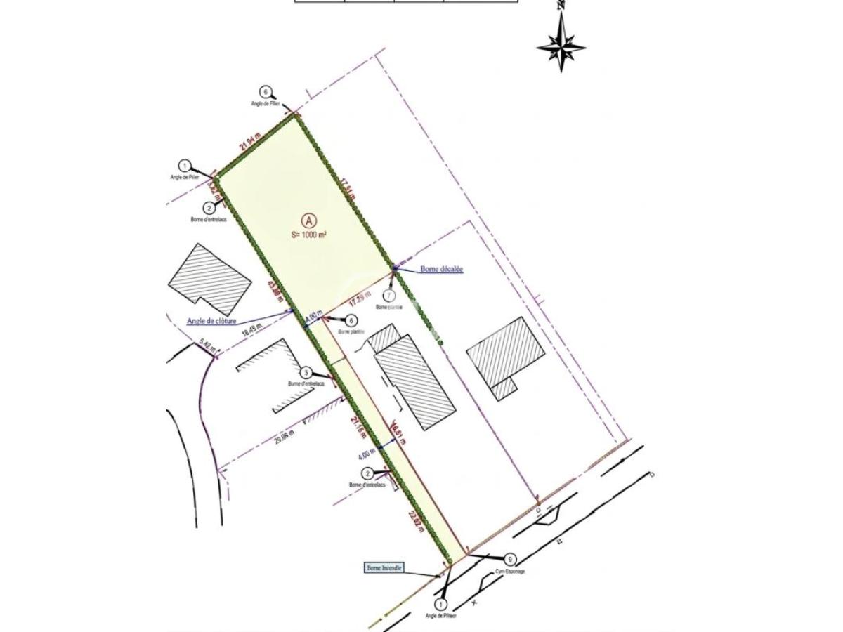 vente Terrain Attiches (59551) réf:dou18041 - Pulp Immobilier