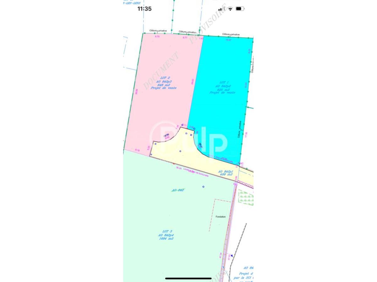 vente Terrain Courcelles Les Lens (62970) réf:hen17357 - Pulp Immobilier