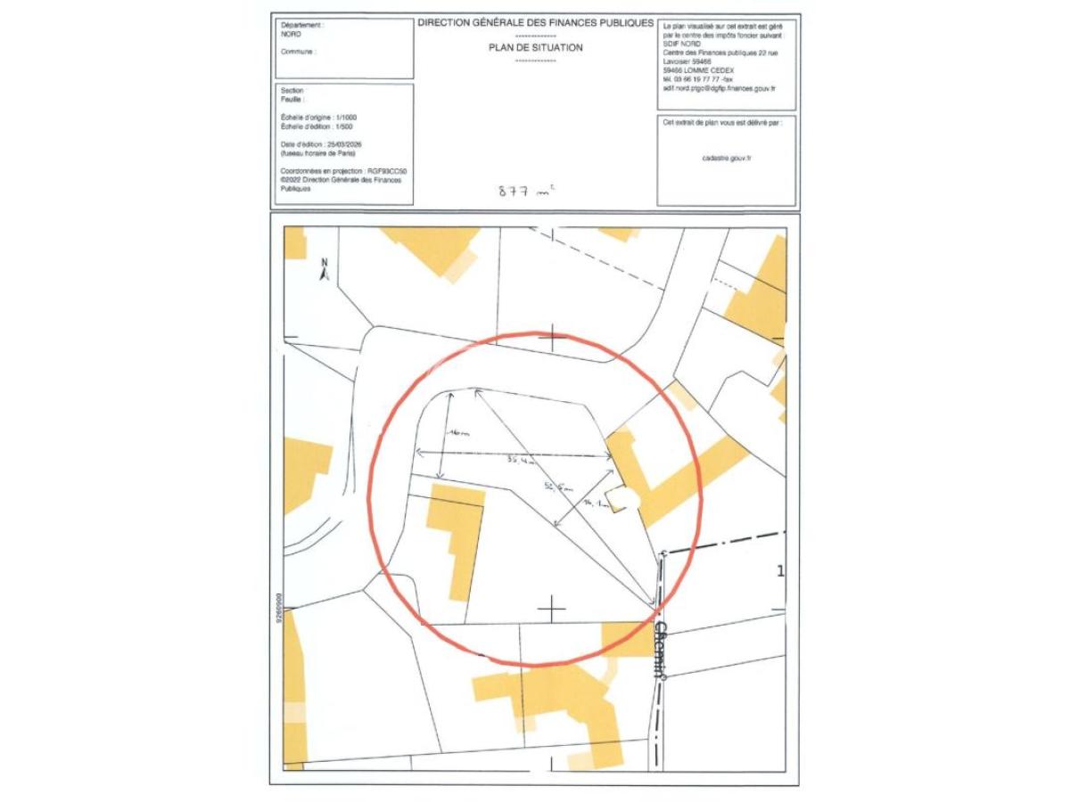 vente Terrain Herrin (59147) réf:secf17618 - Pulp Immobilier